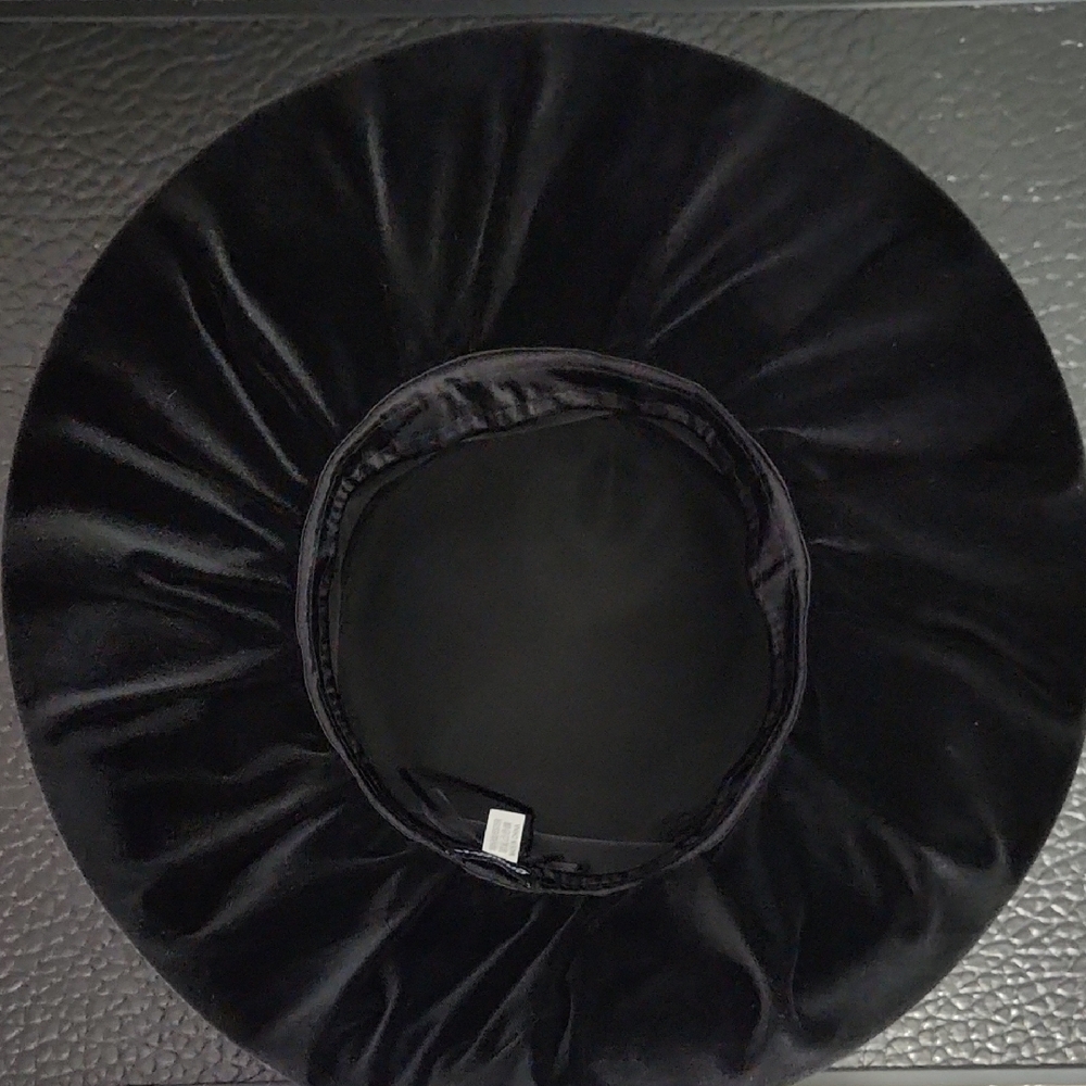NEW! Elegant Black Velvet Hat - Picture 7 of 10